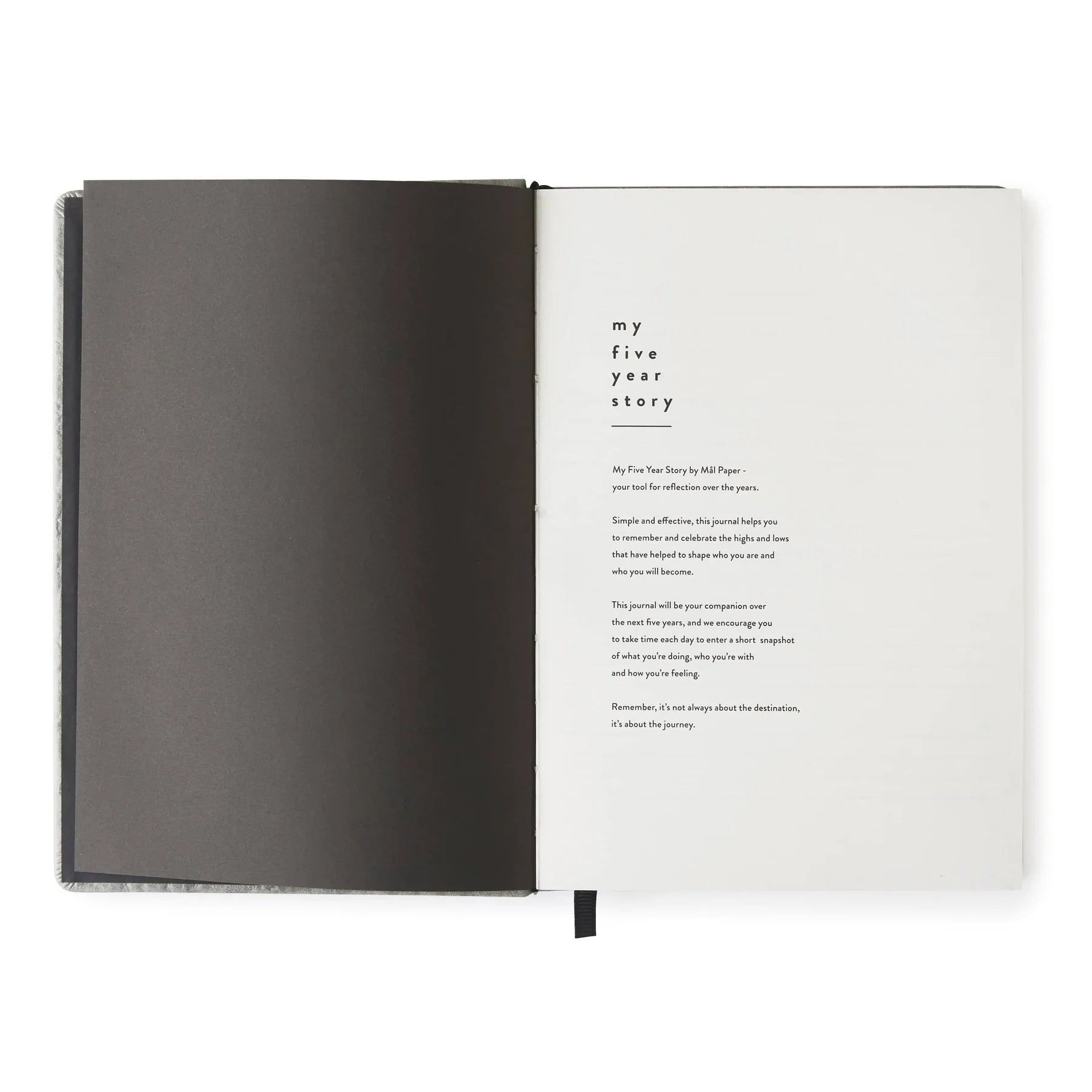 Benefits of writing a diary in a five year journal and reflecting over the years.